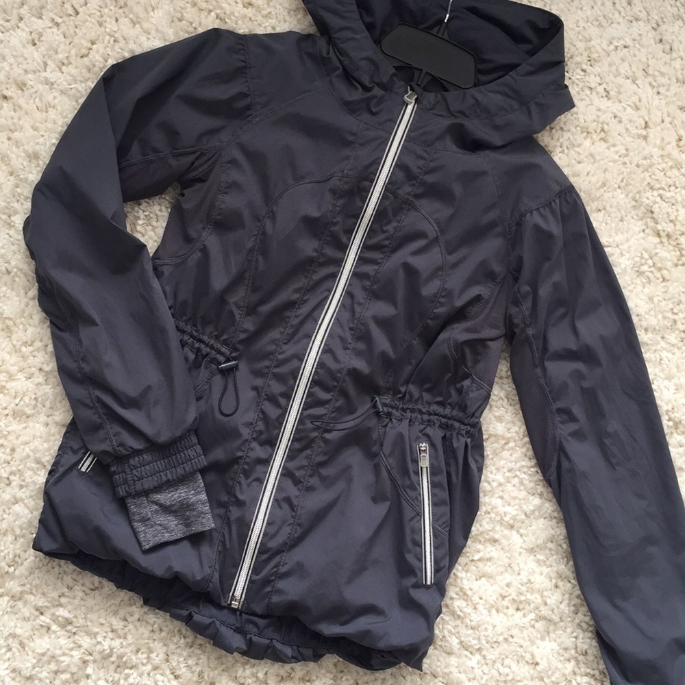 Lululemon zip up grey